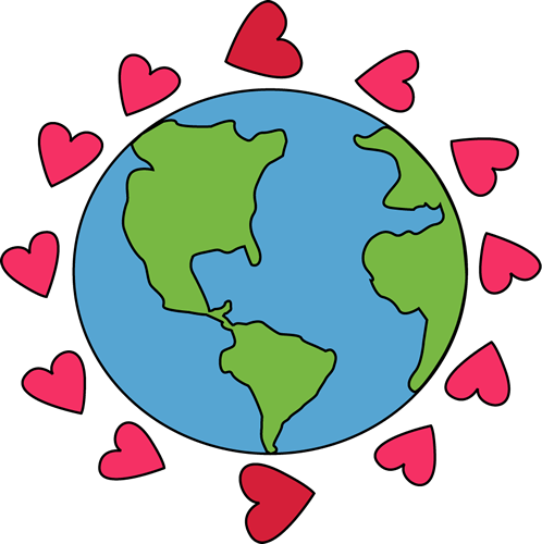 world with hearts 